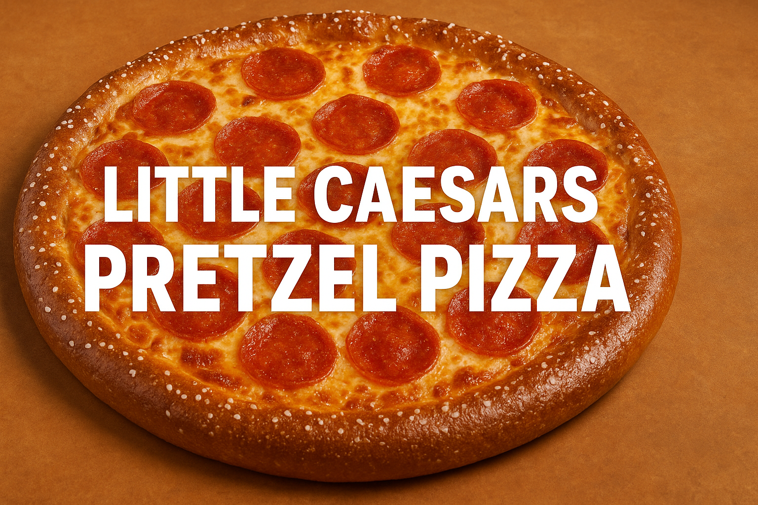 Little Caesars Pretzel Pizza