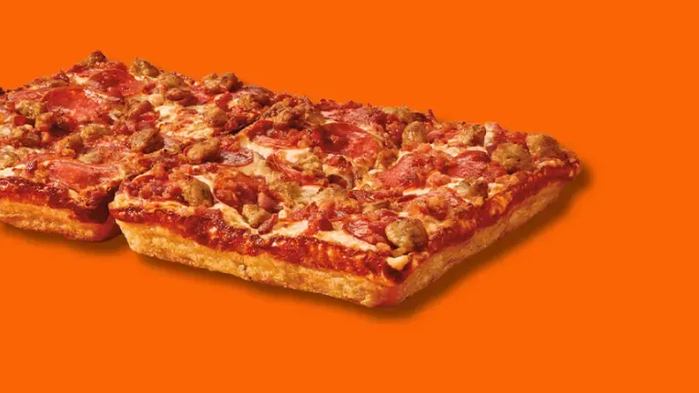 Detroit-Style 3 Meat Treat Pizza