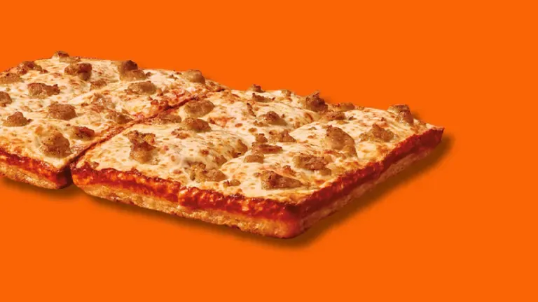 Detroit-Style Deep Dish Sausage Pizza