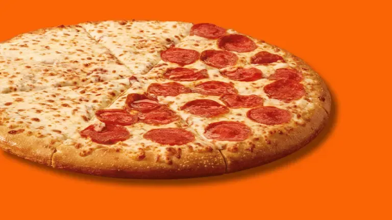 Half Pepperoni Half Cheese Pizza