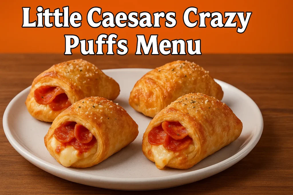 Little Caesars Crazy Puffs Menu
