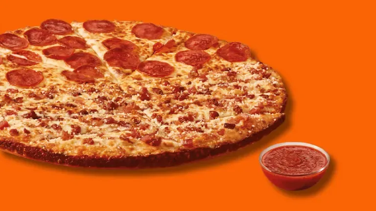 Slices-N-Stix Bacon Pizza