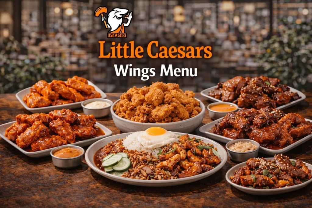Little Caesars Wings Menu